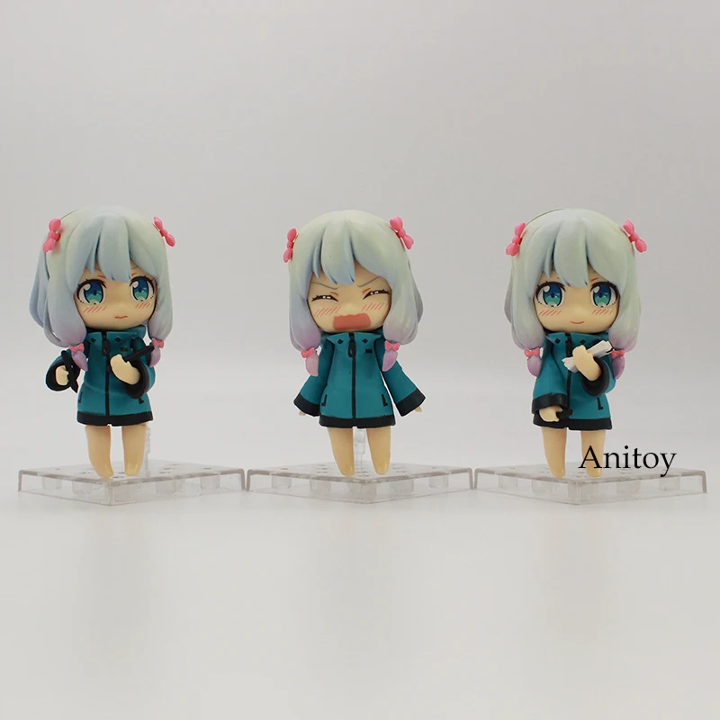 

Eromanga Sensei lzumi Sagiri Q Version Doll PVC Action Figure Collectible Model Toy 3pce/set 8.5cm