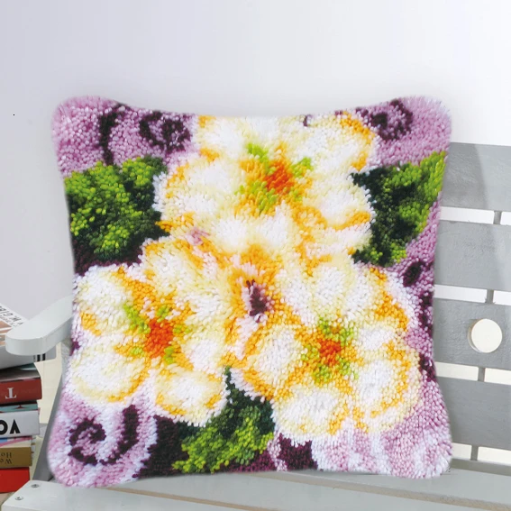 Набор для творчества, модный крючок-защелка для девочек, сmyrna Klink Haak Kleed Bloemen, подушки Foamiran для цветочной вышивки, кошки, собаки