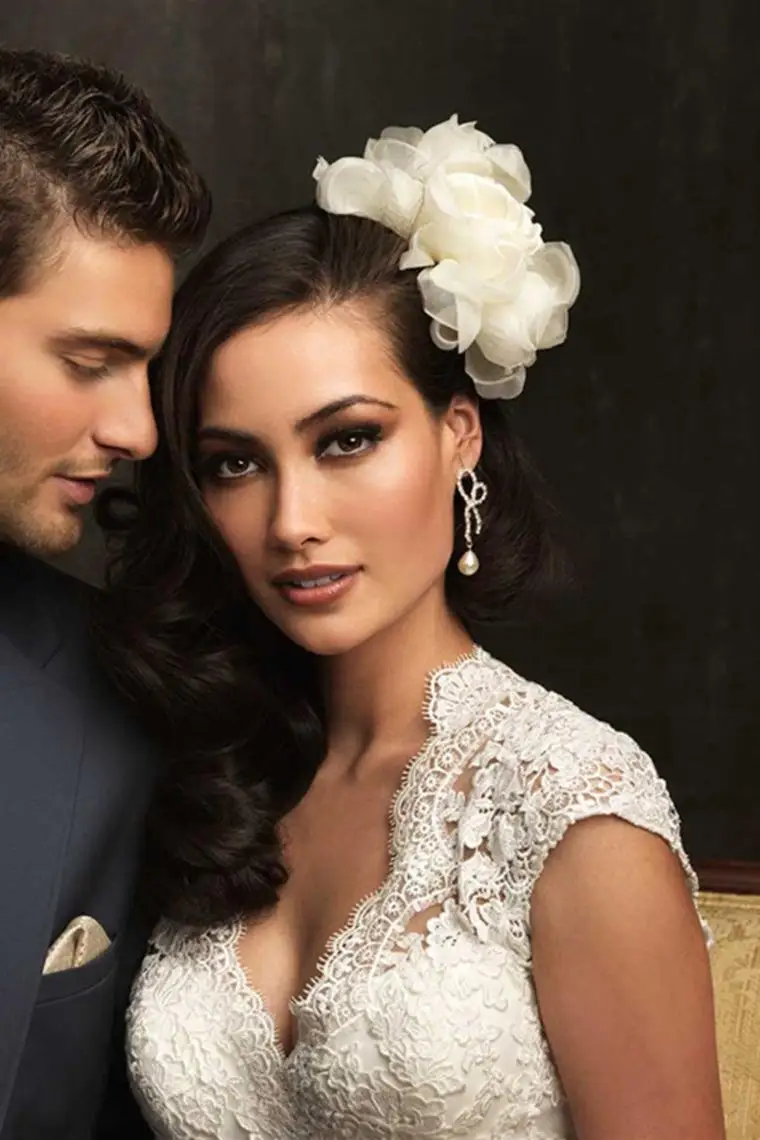 Мода халат de soiree новая крышка рукава vestido de noiva Русалка Кружева Аппликация Свадебное платье