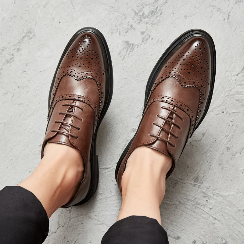 

Men OXFORD Business Formal Dress Leather Shoes Men Sneakers