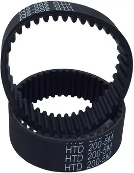 

HTD 5M Rubber Timing Belts Closed-Loop Industrial Timing Belt For 3D Printer 1110/1120/1400/1440/1510 mm Length 15mm Width