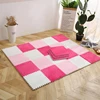 Floor Mat Carpet DIY Nordic Ins Room Plush Velvet Bedroom Full Rooms Children's Girls Net Pink Mat Floor Mats Plush Surface Crop 5