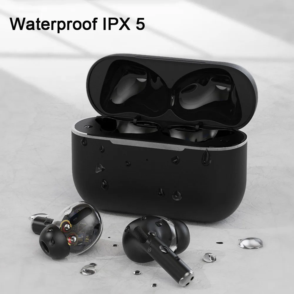 TWS Bluetooth Headphones Strong Bass Sport Wireless Noise Cancelling Headset Touch Controller In Ear For iphone 12 Pro