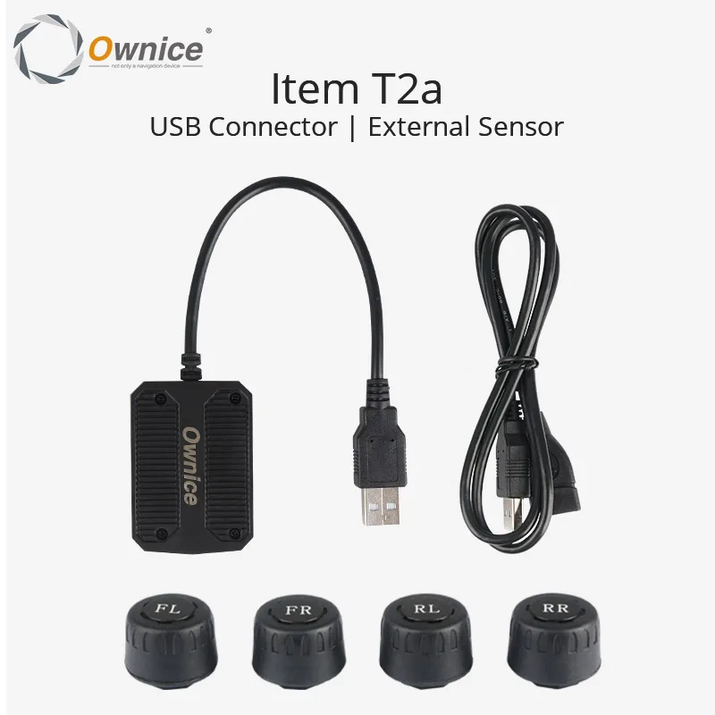 Ownice автомобильный Автошина давление USB TPMS сигнализация давления в шинах безопасность внешние/внутренние датчики для автомобиля dvd плеер навигация - Тип: External USB TPMS