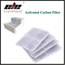 4 шт./лот фильтр с активированным углем для 1.8L светодиодный автоматический для кошек, собак, котят фонтан с питьевой водой ПЭТ Чаша напиток тарельчатый фильтр