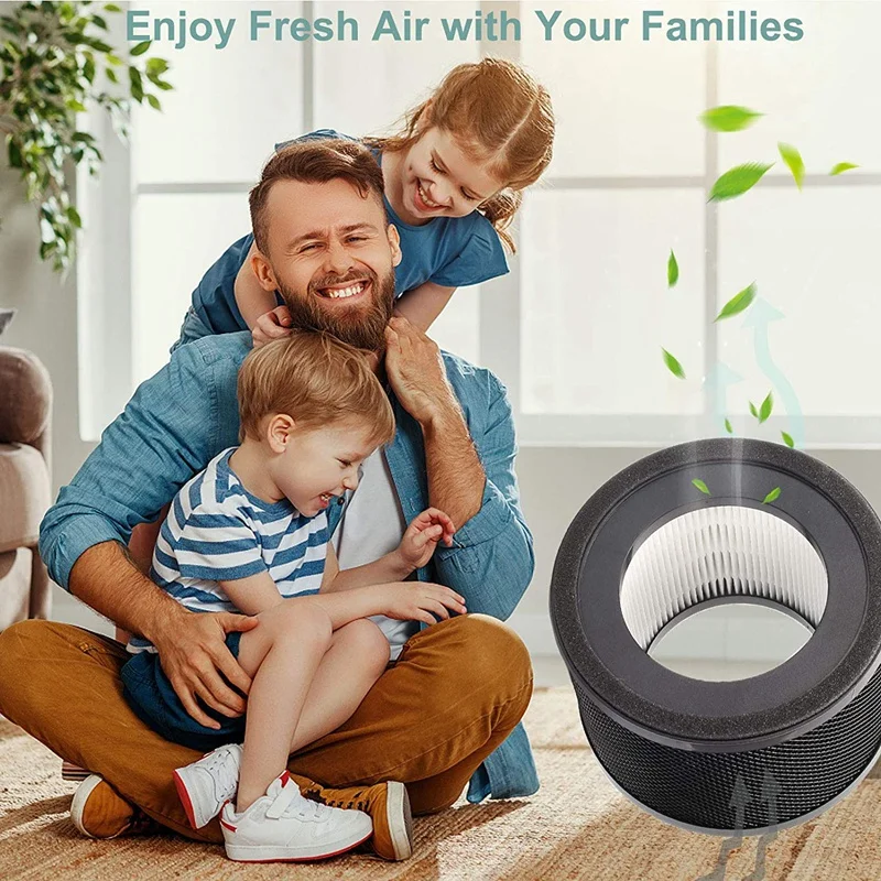 AD-Substituição HEPA Filtro para TaoTronics TT-AP001, Purificador