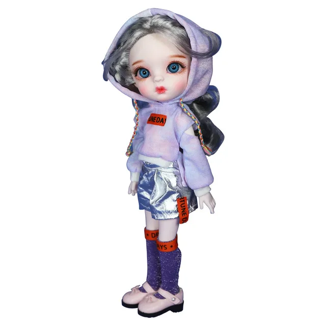 1/6 28 см BJD куклы разъемных соединений из белой кожи детские игрушки зимних юбок