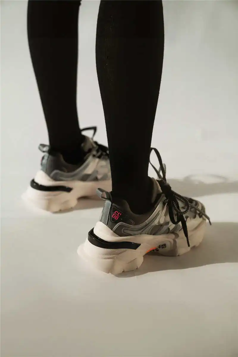 Smirnova/Большие размеры 35-42; новая обувь из натуральной кожи; женские кроссовки; повседневная обувь на плоской платформе со шнуровкой; женские кроссовки на платформе