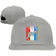 Ferret 2 мужские/женские бейсболки, унисекс плоские бейсболки