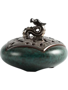 

Buddhist Incense Burner Ceramic Antique Bedroom Porcelain House Zen Decorations Incense Burner Retro Buddhist Supplies MM60XXL