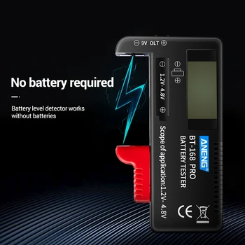 

Digital Battery Capacity Tester LCD Checker For 1.2V & 4.8V AA AAA Cell CD Batteries Diagnostic Tool Battery Capacity Test Tools