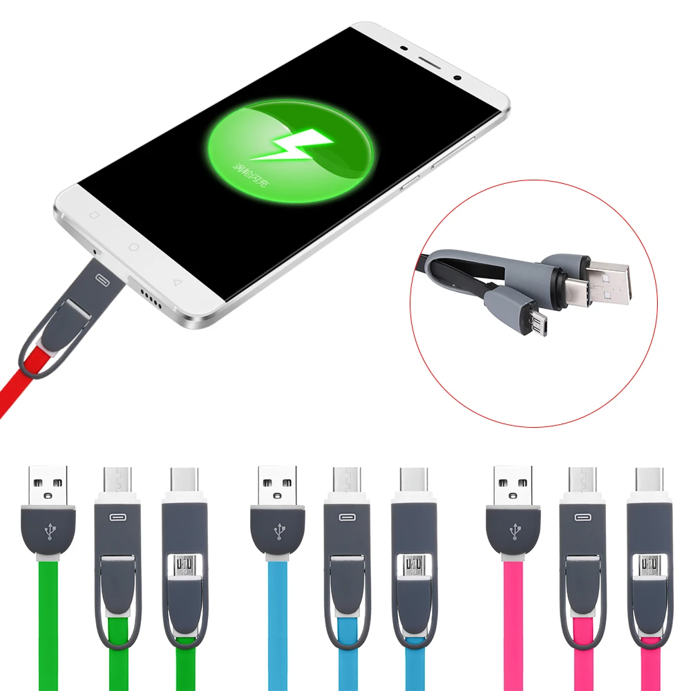 USB 3,1 type-C к Micro USB конвертер 2 в 1 зарядный шнур USB адаптер линия передачи данных телефон зарядное устройство кабель аксессуары для смартфонов