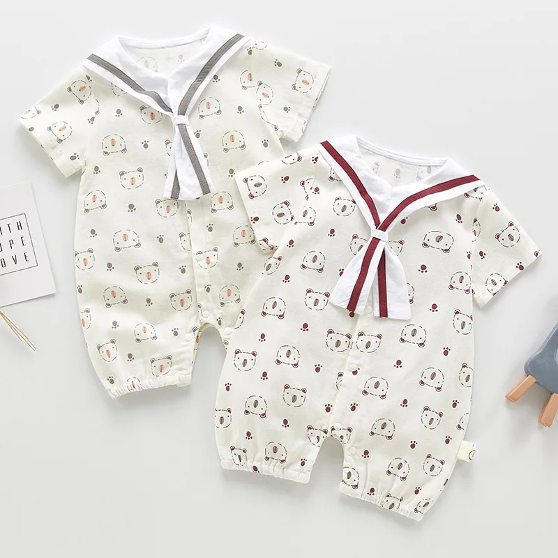 

Summer Baby Girl Rompers Newborn Baby Clothes Toddler Solid Lace Design Romper Jumpsuit with Headband One-Pieces Dropshipping