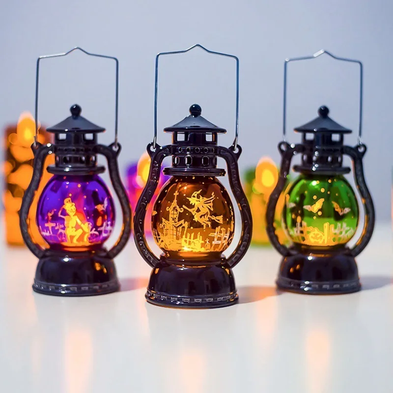 

Festival Oil lamp Display Propose Witch Light Fine Creative Battery Flickering Best Gift Colorful Christmas Halloween
