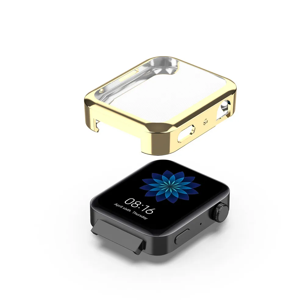 Чехол для Mi Watch Мягкий защитный чехол из ТПУ Для Xiaomi Smart аксессуары новинка