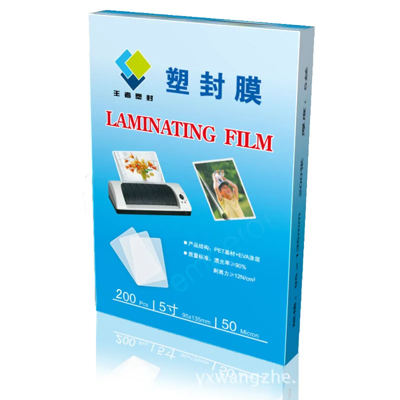 

Laminating Film 5-Inch 95X135 5 Silk 100 Zhang Laminating Film File Menu Photo Protector Direct Selling Wholesale