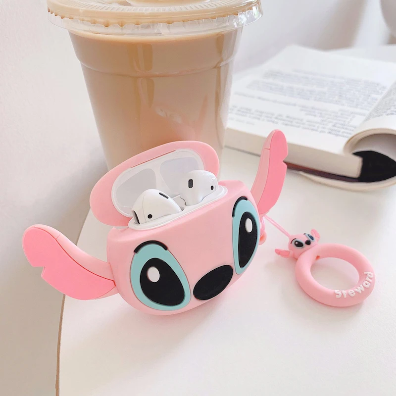Силиконовый чехол с милым рисунком стежка для Airpods Pro, чехол, беспроводные наушники, аксессуары для Airpod 3, чехол, Fundas Capa Coque