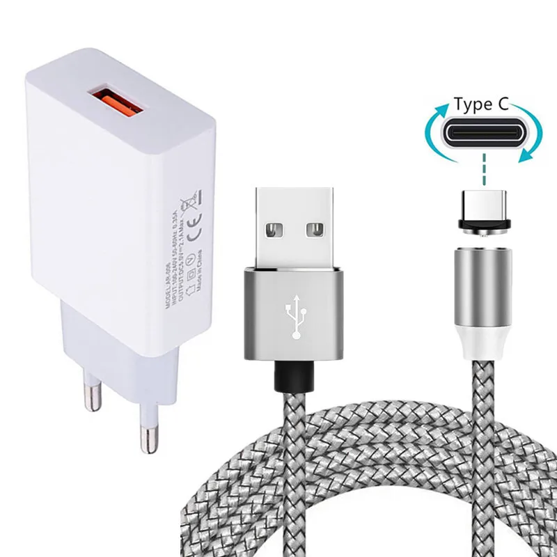 Магнитный usb кабель типа C для Samsung galaxy M31 A51 A20e LG Stylo 5 4 Xiaomi Mi 10 Redmi Note 8 9 Pro Зарядное