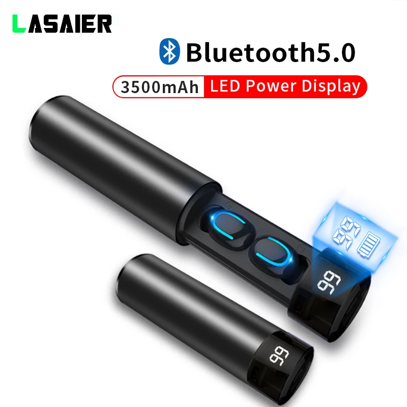 

TWS Wireless Earphone 3D Stereo Mini Bluetooth Earbuds headphone 5.0 With Mic Sports Waterproof Earphones Auto Pairing Headset