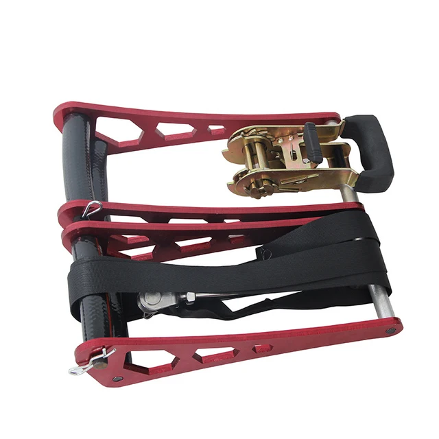 Aluminum Alloy Full Split Ratchet-Loc Archery Compound Bow Press String Changer Adjust Tools Handheld Portable Bow Opener Red Bow Press