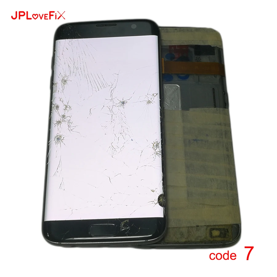 

JPFix S7 edge Practice Screen LCD Display G935V G935A Leakage Dot Burnt Shadow Line For Separete Broken Glass Repair Train