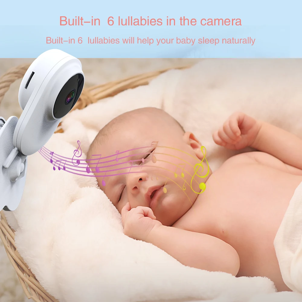 4.3 Pollici Baby Monitor con La Macchina Fotografica a Due Vie Audio Video Nanny Sicurezza Del Bamb
