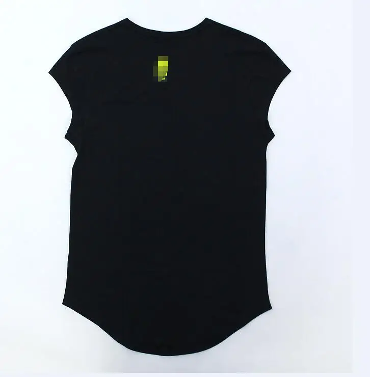 FIT FUNKY женская Трикотажная хлопковая одежда спортивный жилет для бега одежда футболки Топы T411