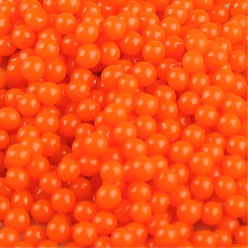 Orange red 100 граммов в форме жемчуга, мягкие Кристальные бусинки для почвы и воды, волшебные желейные шарики для выращивания грязи, свадебное украшение для дома, растение, украшение для выращивания - Color: Orange red