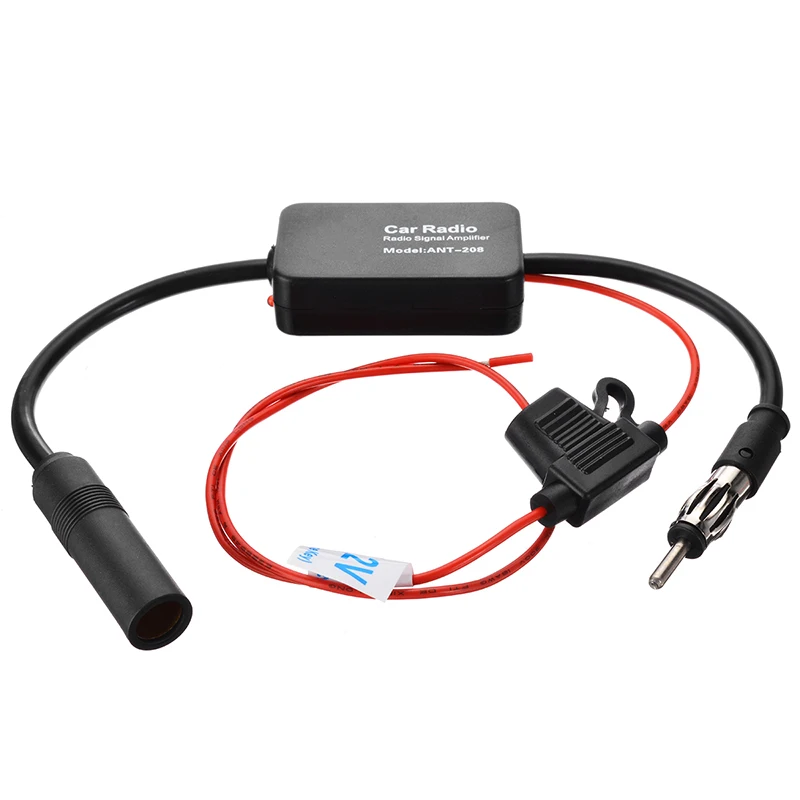 1pcs Car FM & AM Radio Signal Antenna Aerial Signal Amp Amplifier Booster Car Electronics Amplifier Car Accessories