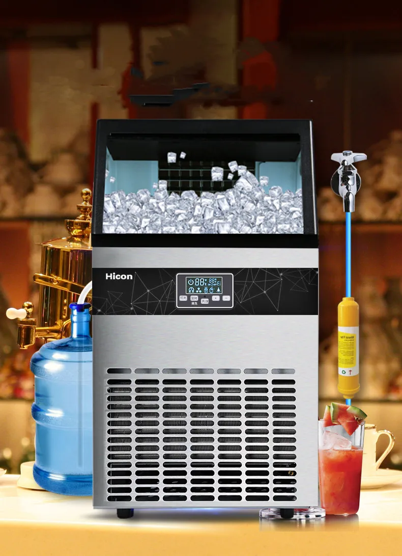

68KG Ice Maker commercial cube ice machine automatic /home ice machine / for bar / coffee shop / tea shop