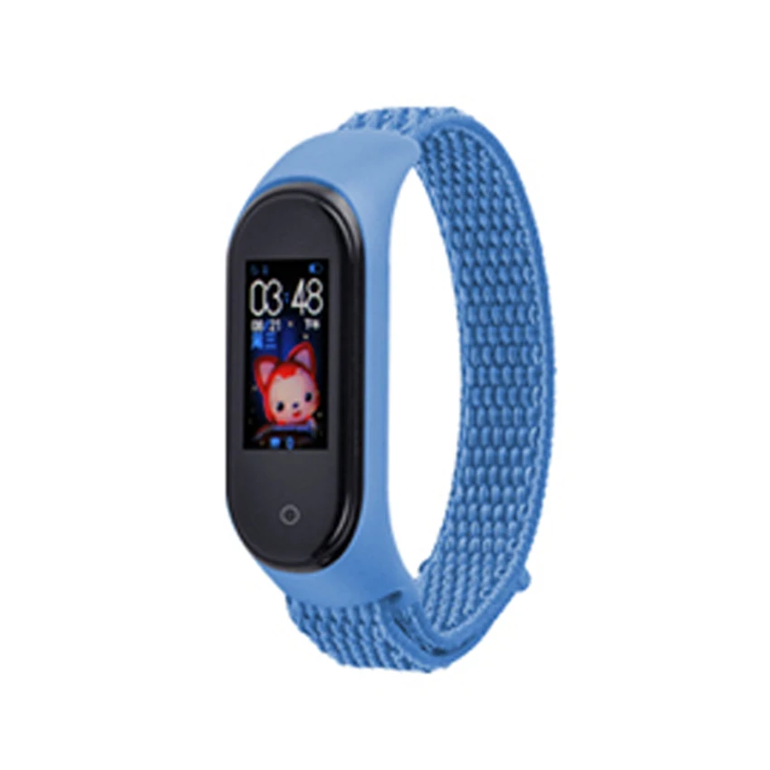Nylon Strap Wristband for Xiaomi Mi Band 5 4 3 Wrist Bracelets Sport loop watch Belt Smart Watch Band Replacement Accessories