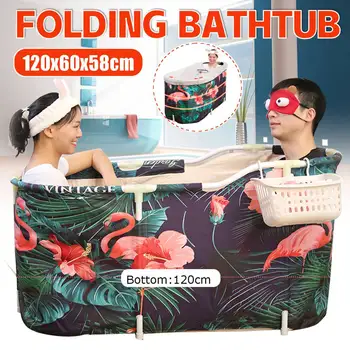 

Home Sauna for Adult Folding Bath Tub Portable Large Bathtub Bath Barrel Thickened Full Body Hot Tub Household SPA Bath Sauna