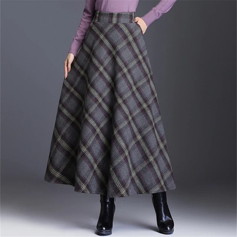 long wool skirt 3xl