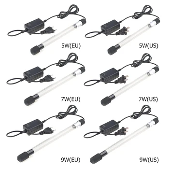 

5-13W Aquarium UVC Lamp Lights Sterilizer UV Lamp Aquarium Lighting Tank Bactericide UV Disinfection Water Treatment Purifie