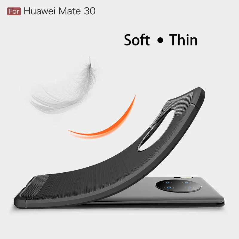 Tpu чехол для huawei mate 20 mate 20x Мягкая силиконовая задняя крышка для huawei mate 30 матовый тонкий чехол для mate 30pro mate 30lite