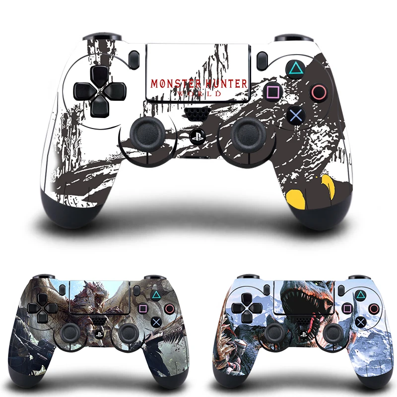 

Monster Hunter Stickers,PS4 Controller Skin Vinyl Decal Sticker Cover for Sony PlayStation 4 DualShock 4 Wireless Controller