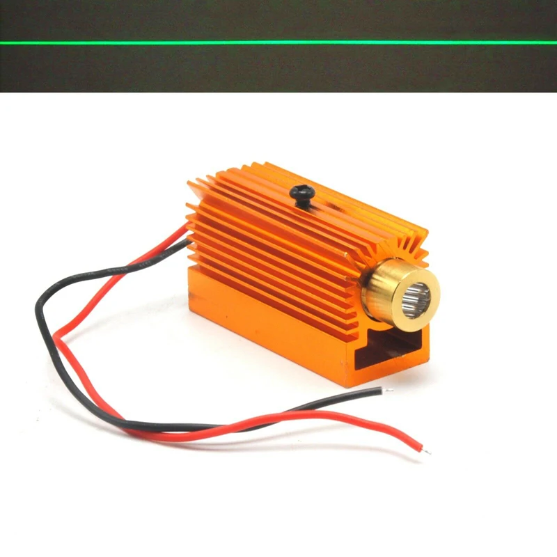 532nm 50 мВт фокус фон для фотосъемки с изображением зеленого лазерного диода модуль 5V латунь локатор с держатель радиатора