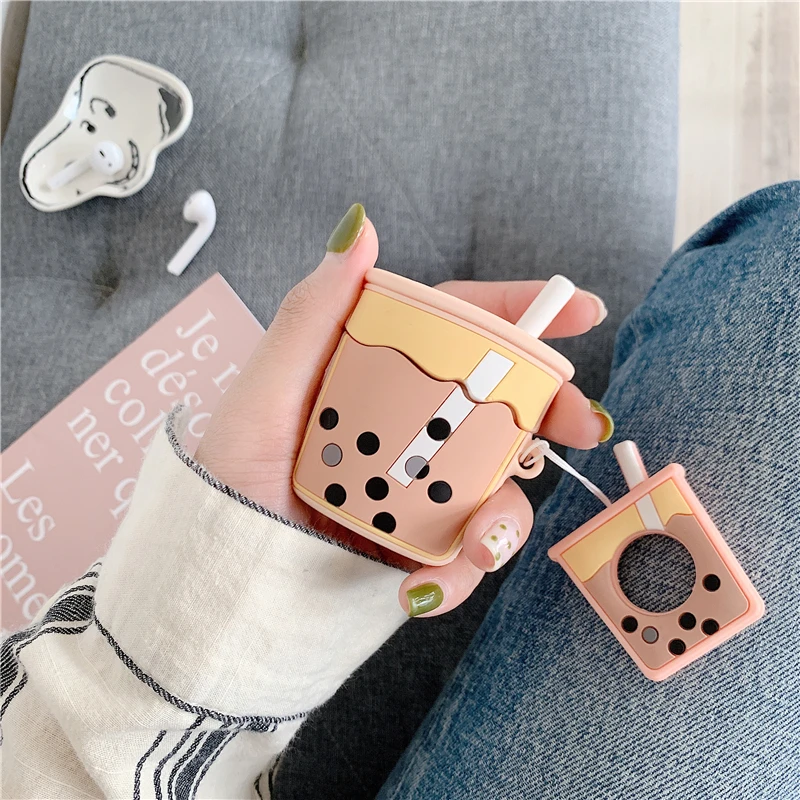 GJ0040 Чехол для Airpods 2, силиконовый чехол для Apple Airpods, чехол для наушников 3D, Рождественский чехол для наушников - Цвет: GJ0040