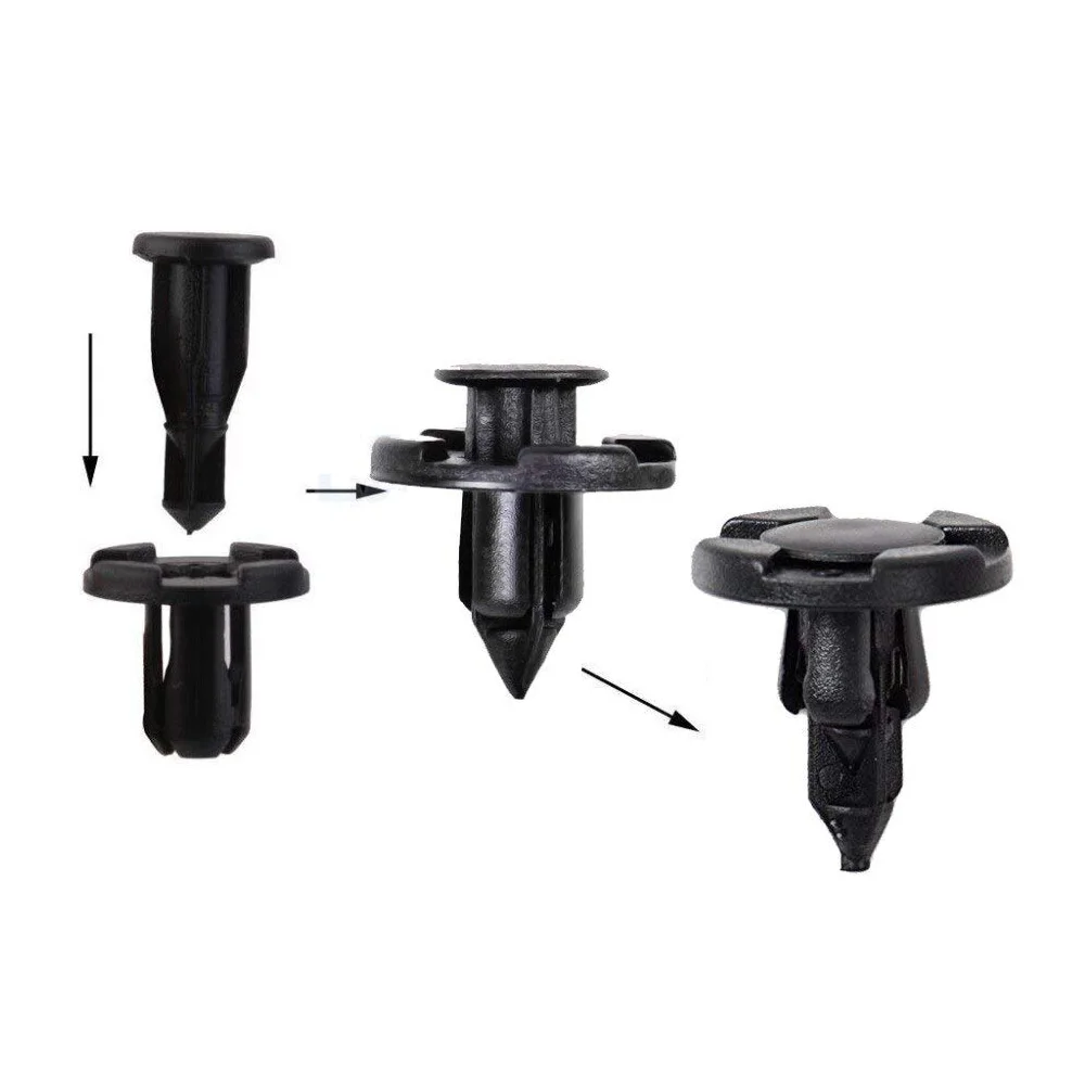 100 шт. 01553 09321 8 мм Пластиковые заклепки зажимы для Subaru Infiniti Nissan NV Altima Maxima Murano Versa Sentra