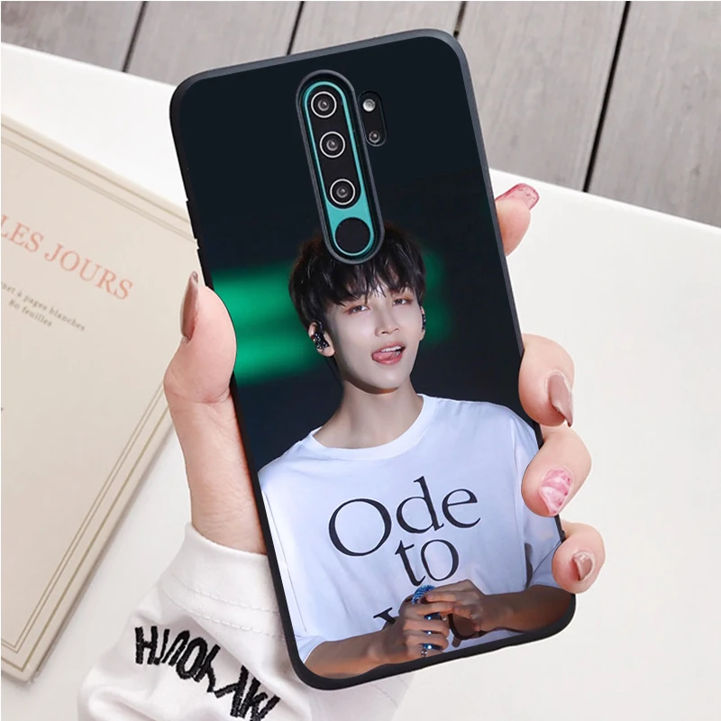 leather case for xiaomi Mười Bảy KPOP Silicone Ốp Lưng Điện Thoại Redmi Note 8 7 Pro S 8T Cho Redmi 9 7A Bao xiaomi leather case cosmos blue