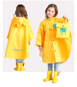 Kids Raincoat Rain Coat Impermeable Gabardina Mujer Capa De Chuva Rain Jacket Regenjas Poncho Regenponcho Capa De Chuva Infantil 1