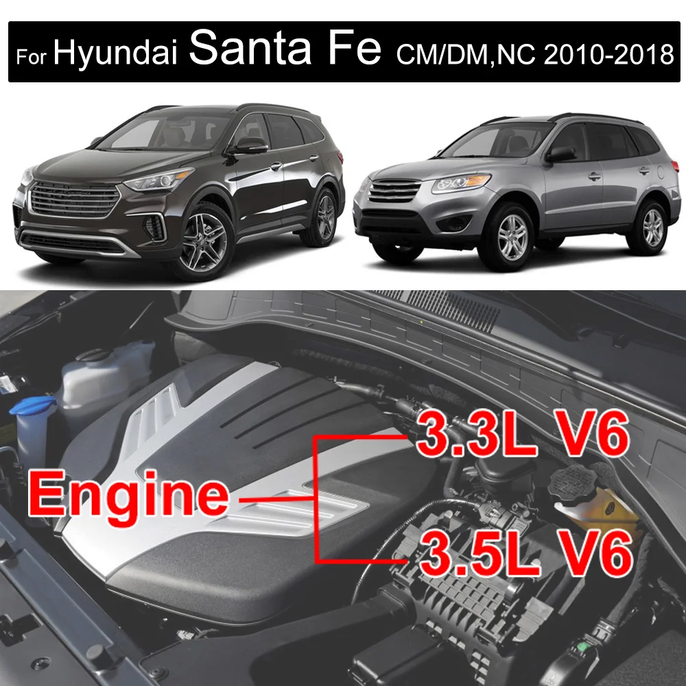 Масляный фильтр для hyundai Santa Fe см/DM 2010 2011 2012 2013 3.3L/3.5L V6 двигателя протектор 26320-3CAA0