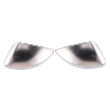 

Matte Silver Car Rear View Mirror Covers Side Wing Mirror Caps For- A3 8V S3 RS3 2013 2014 2015 2016 2017 2018