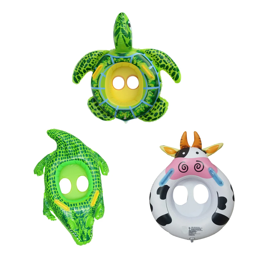 Inflatable Swimming Ring Pool Float Kid Waist Float Ring Cute Toy for Baby Children Turtle Circle wimming Swim Ring Pool
