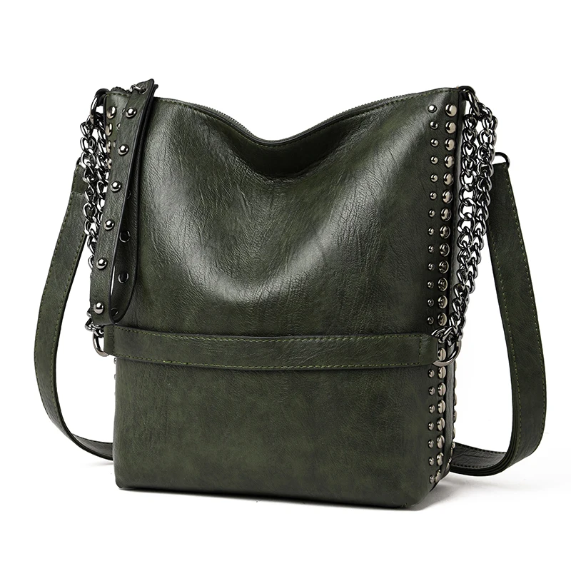 Новинка, высококачественные кожаные женские сумки, роскошные сумки, женские сумки, дизайнерские сумки-мессенджеры для женщин, женская сумка через плечо, сумка-тоут - Цвет: Green