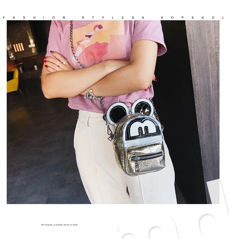 Сумки для женщин Bolso Bandolera Mujer сумки через плечо для женщин с цепочкой богемный мультфильм девушка сумка через плечо серебряные сумки