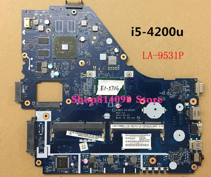 NBMFP1100B I5-4200U материнская плата для Acer E1-572G V5-561GPackard колокол TE69 Travelmate P255 LA-9531P