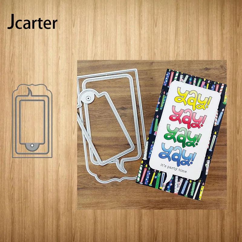 

New Design Metal Cutting Dies Large Tag Label Craft Stencil Diy for Scrapbooking Handmade Card Make Shape Album Decoration Model