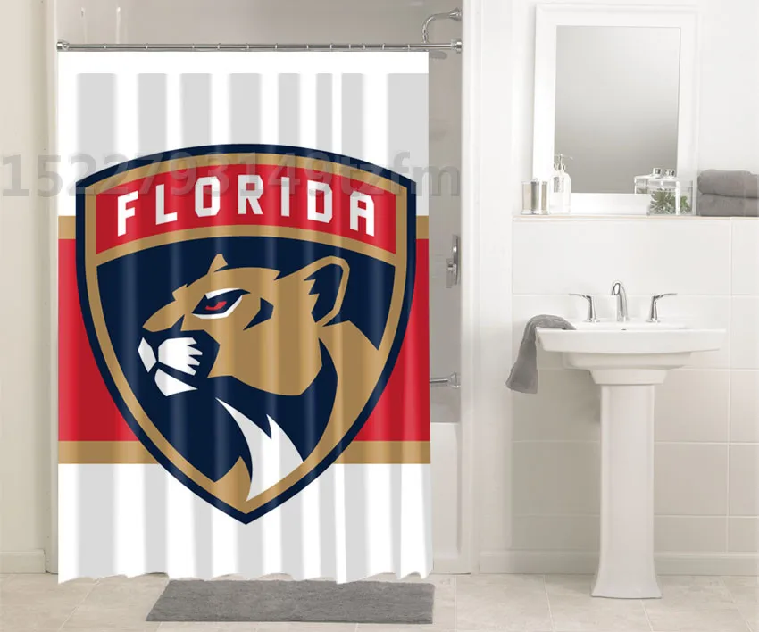 photo color Водонепроницаемая занавеска для душа s florida panthers занавеска для душа с принтом полиэфирная ткань занавеска для ванной комнаты с 12 крючками - Цвет: photo color