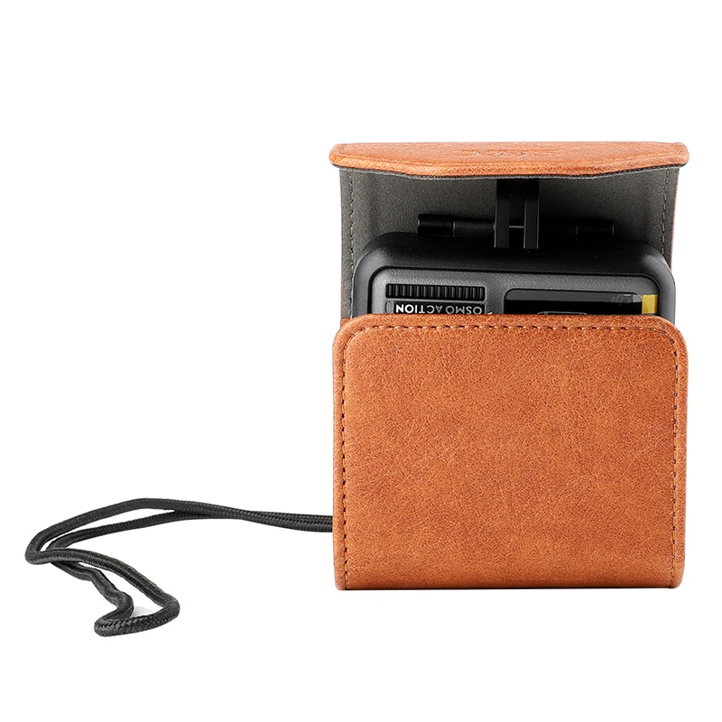 Портативная миниатюрная сумка для хранения кожаный защитный чехол корпус чехол для Gopro hero 7 DJI Osmo аксессуары для экшн-камеры